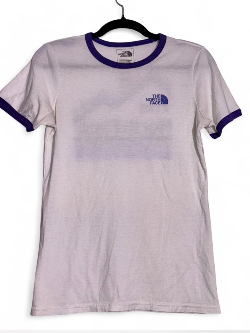 The North Face Women's Slim Fit Retro Mountains Graphic Ringer T-Shirt